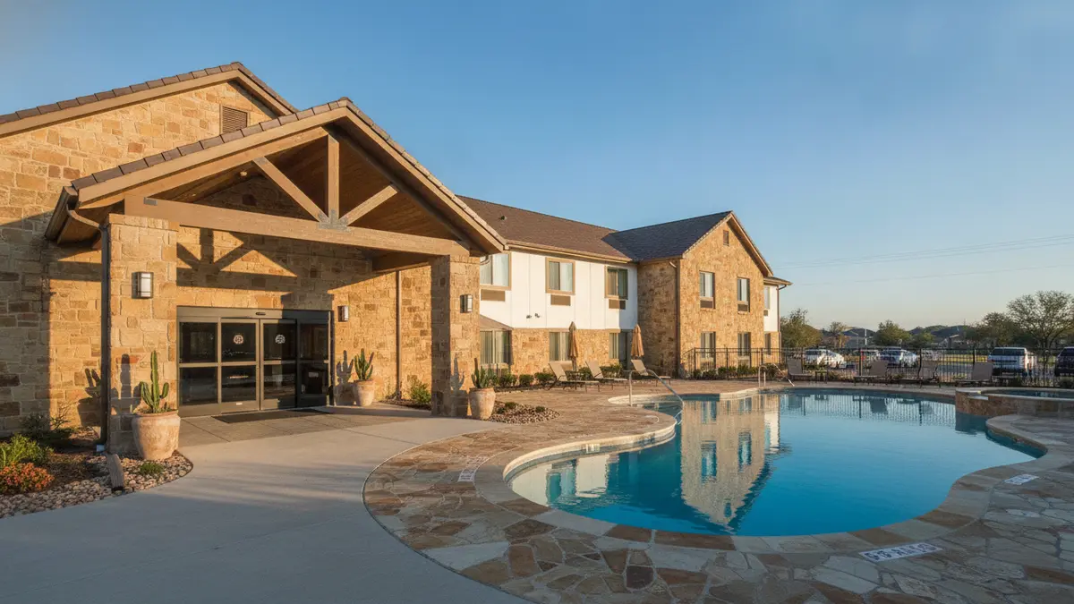 La Quinta Inn by Wyndham Medical Center exterior with affordable rooms near Houston Zoo and METRORail