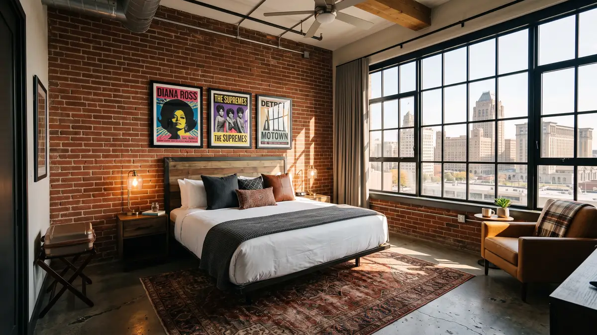 The Inn at 97 Winder boutique hotel steps from Little Caesars Arena
