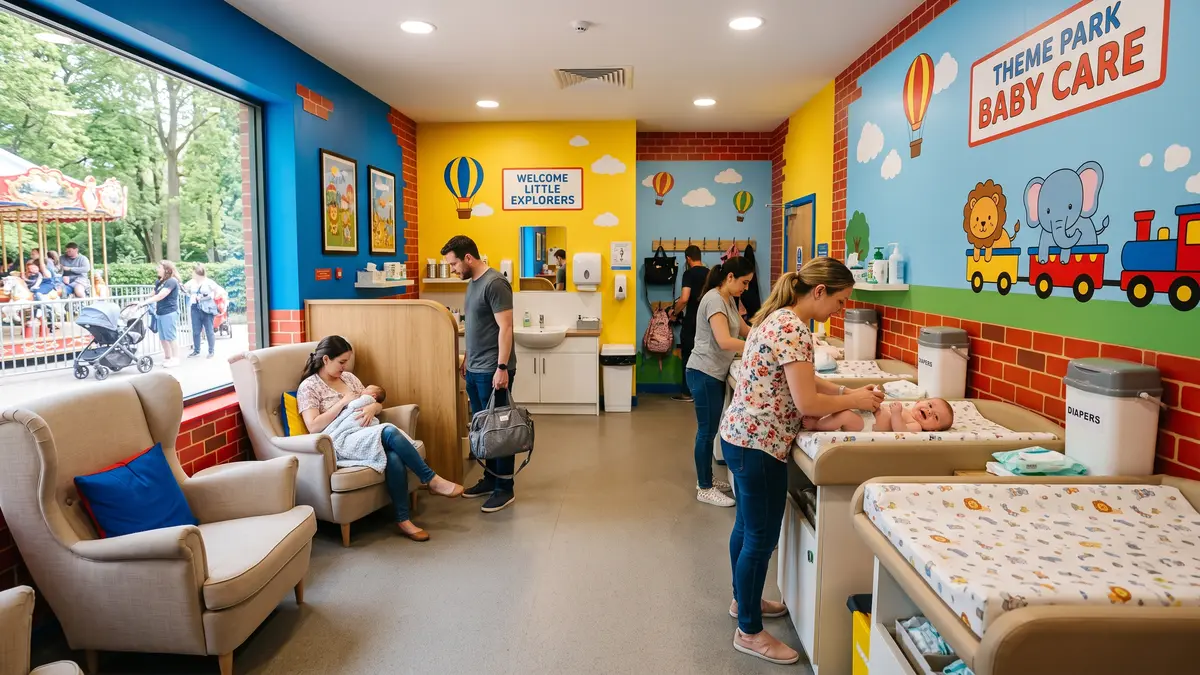 Baby Care Center entrance near DUPLO Valley toddler area at LEGOLAND Florida Resort Winter Haven