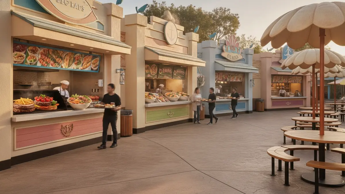 Granny's Apple Fries with cinnamon sugar and whipped cream at LEGOLAND California Fun Town