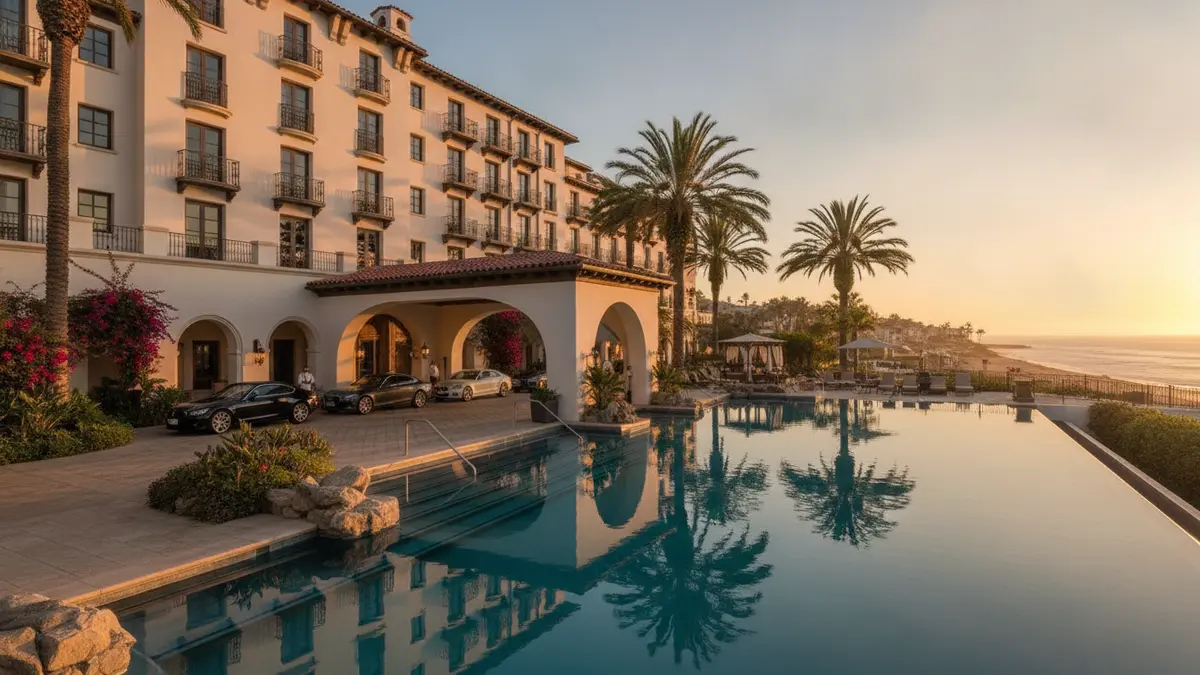 Park Hyatt Aviara Resort exterior with lush gardens and ocean views near LEGOLAND California in Carlsbad