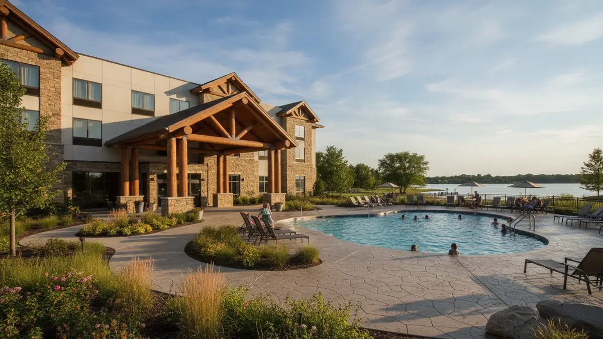 Best Western River North exterior with outdoor terrace near Lincoln Park Zoo Chicago