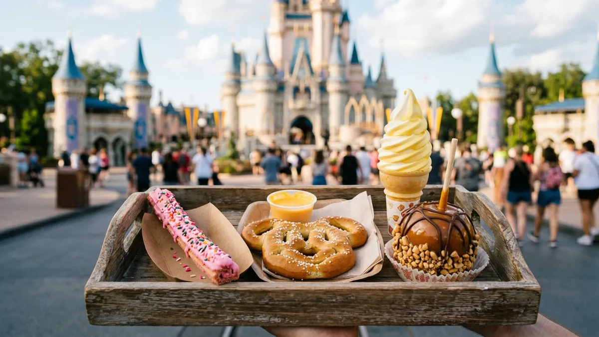Mickey Mouse ice cream bar snack at Magic Kingdom