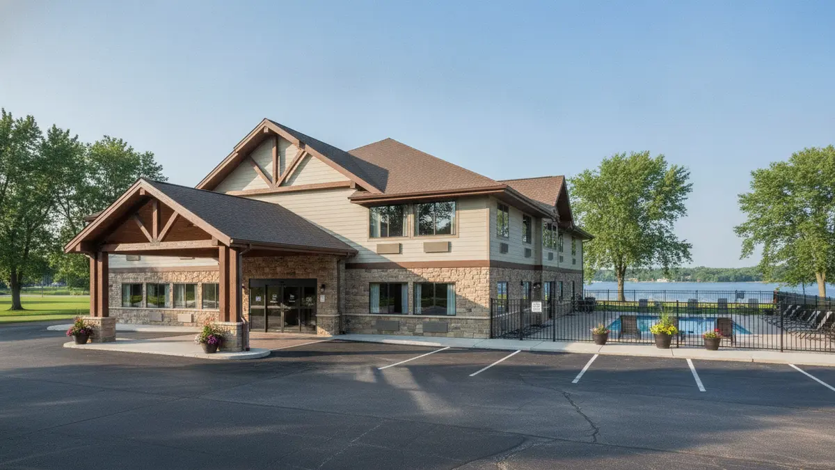 Motel 6 Wisconsin Dells budget accommodation near Noah's Ark Water Park and attractions