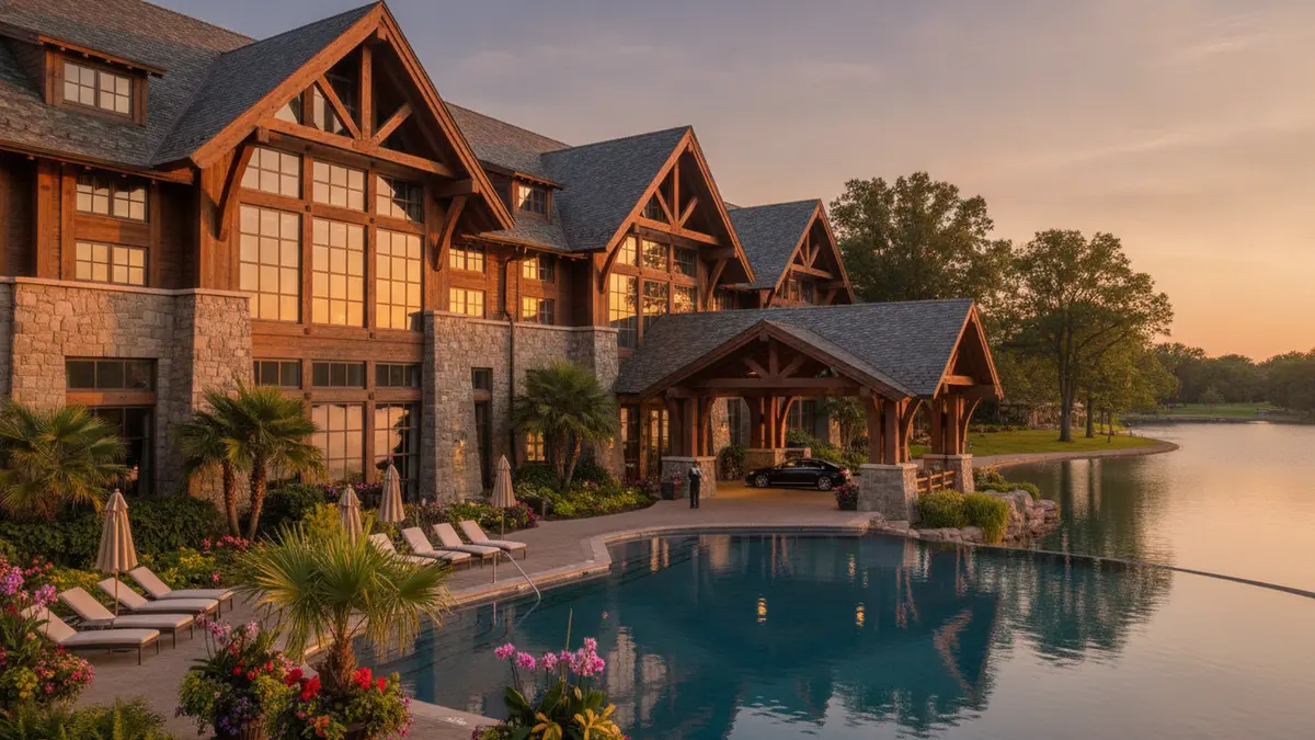 Great Wolf Lodge Wisconsin Dells family resort with indoor waterpark near Noah's Ark