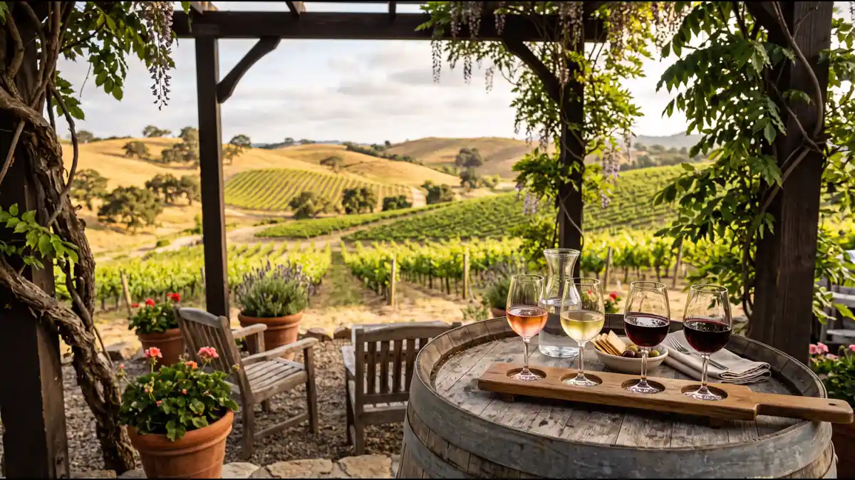 Mombasa Cooker restaurant outdoor dining with safari views at San Diego Zoo Safari Park Escondido