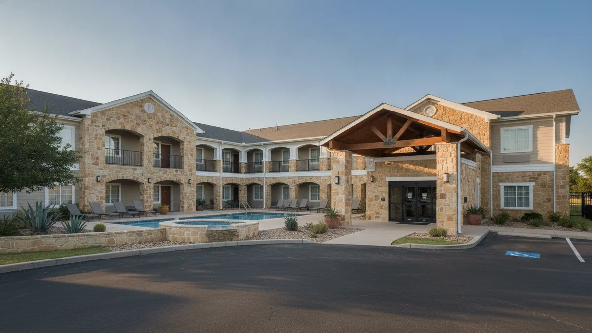 Days Inn New Braunfels budget hotel with pool near Schlitterbahn waterpark in Texas