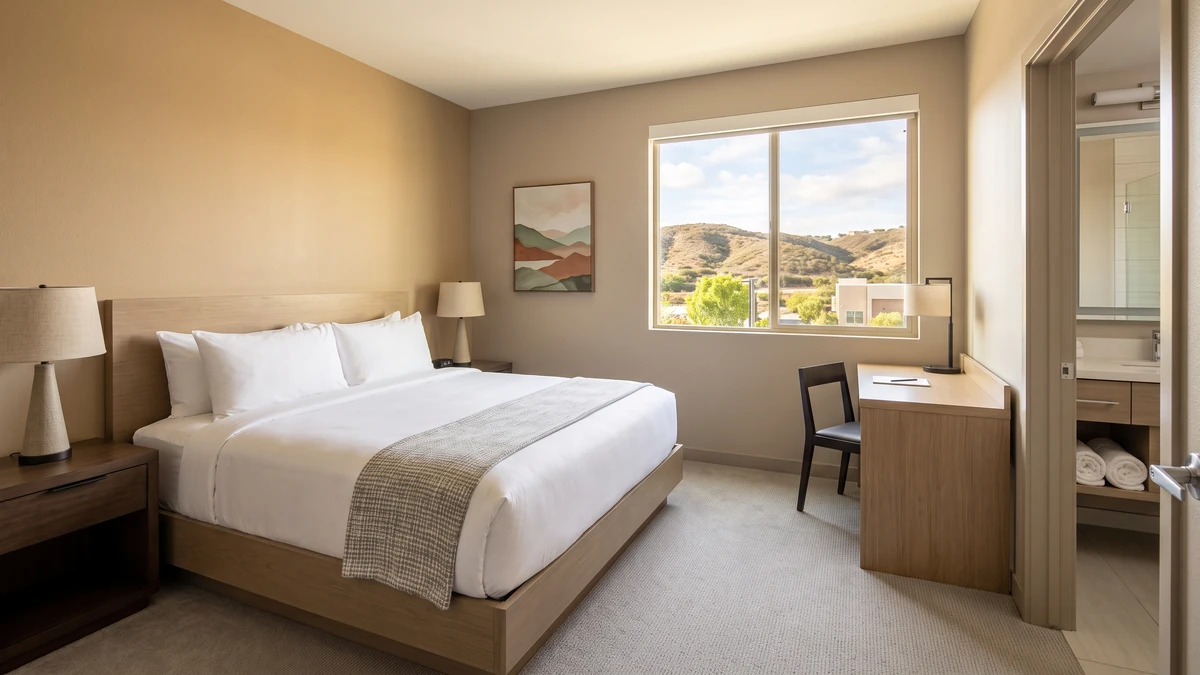 Courtyard by Marriott San Diego Old Town exterior with courtyard and family-friendly amenities