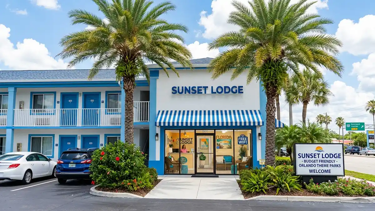 Motel 6 International Drive Orlando clean budget room exterior near SeaWorld