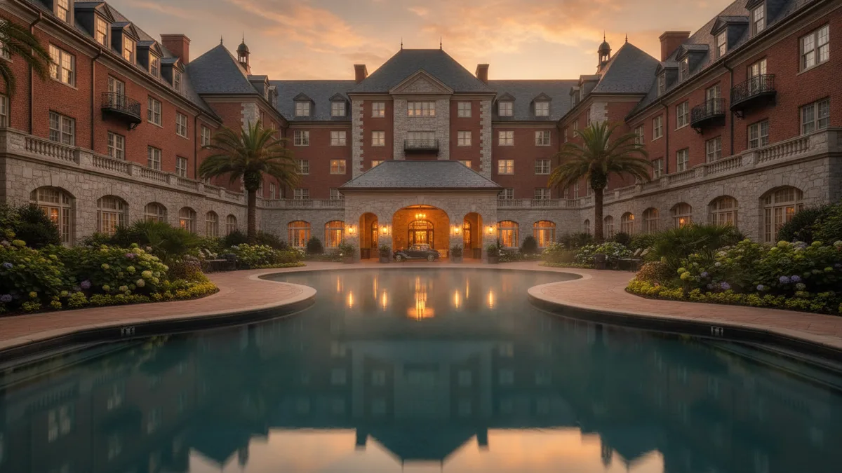 Sheraton Bucks County Hotel exterior with resort pool and family amenities near Sesame Place Langhorne PA