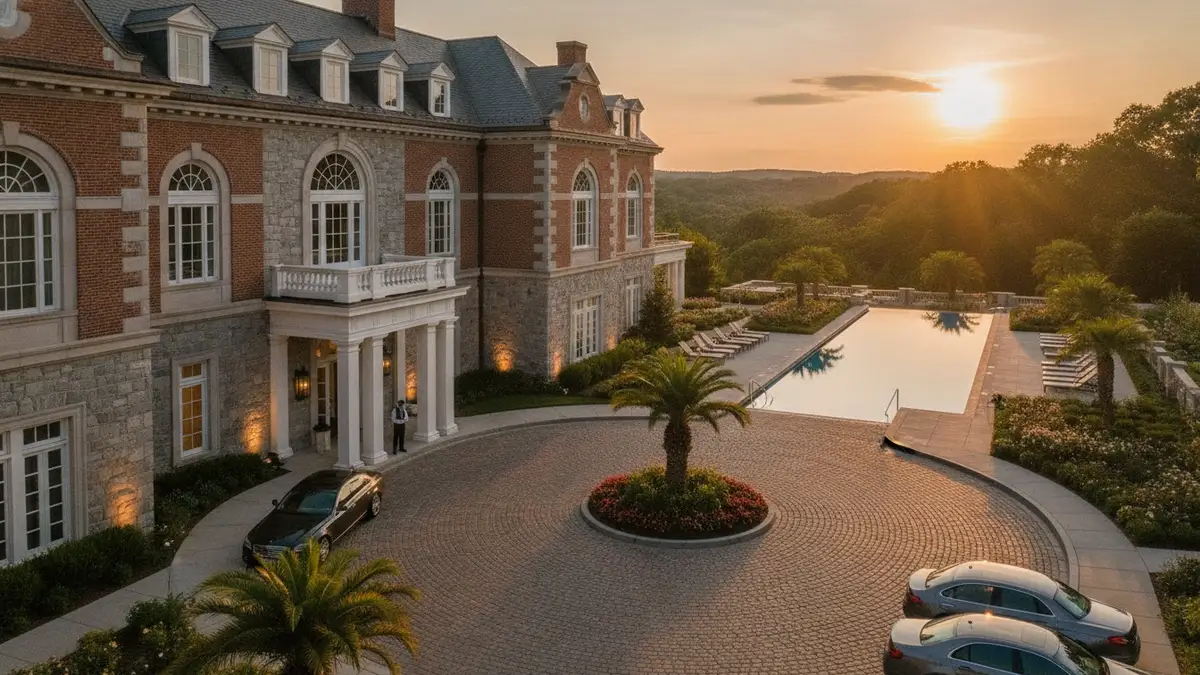 DoubleTree by Hilton Philadelphia Bucks County exterior with family-friendly amenities near Sesame Place