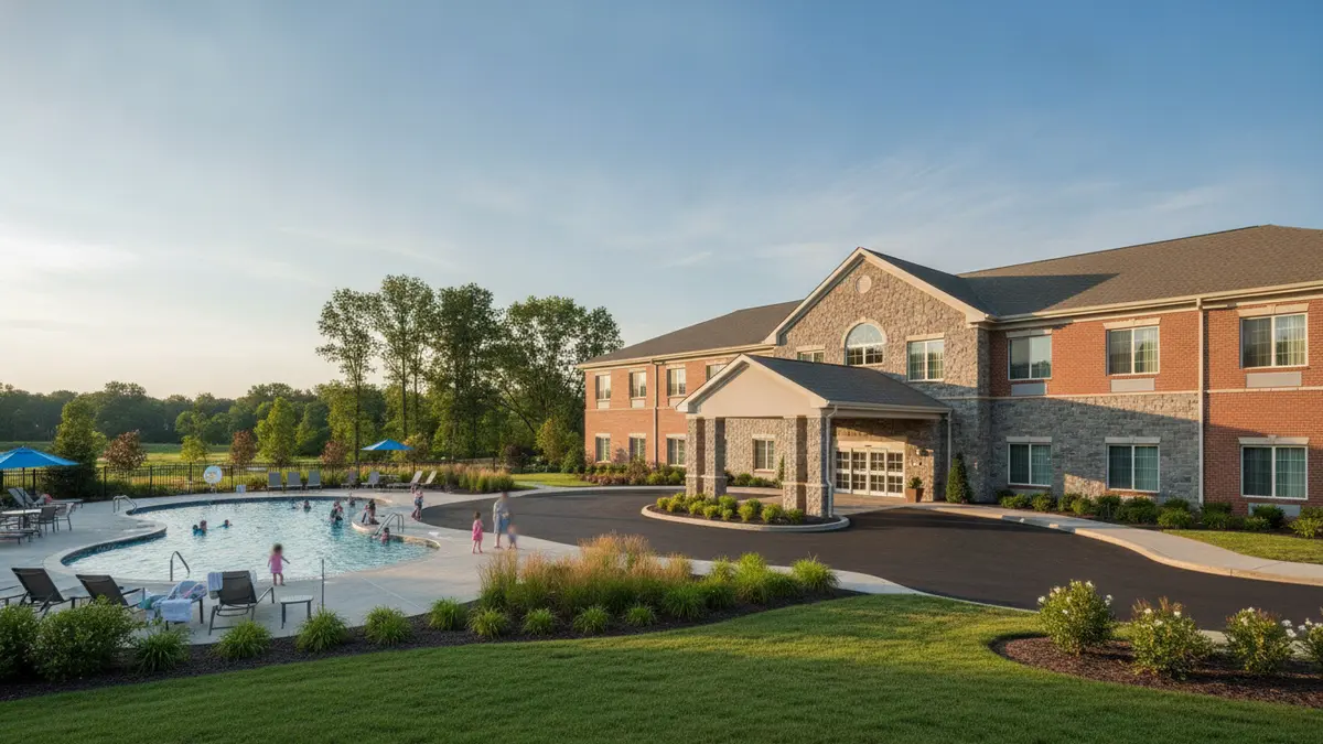 Comfort Inn Levittown exterior with affordable family rooms near Sesame Place Langhorne Pennsylvania