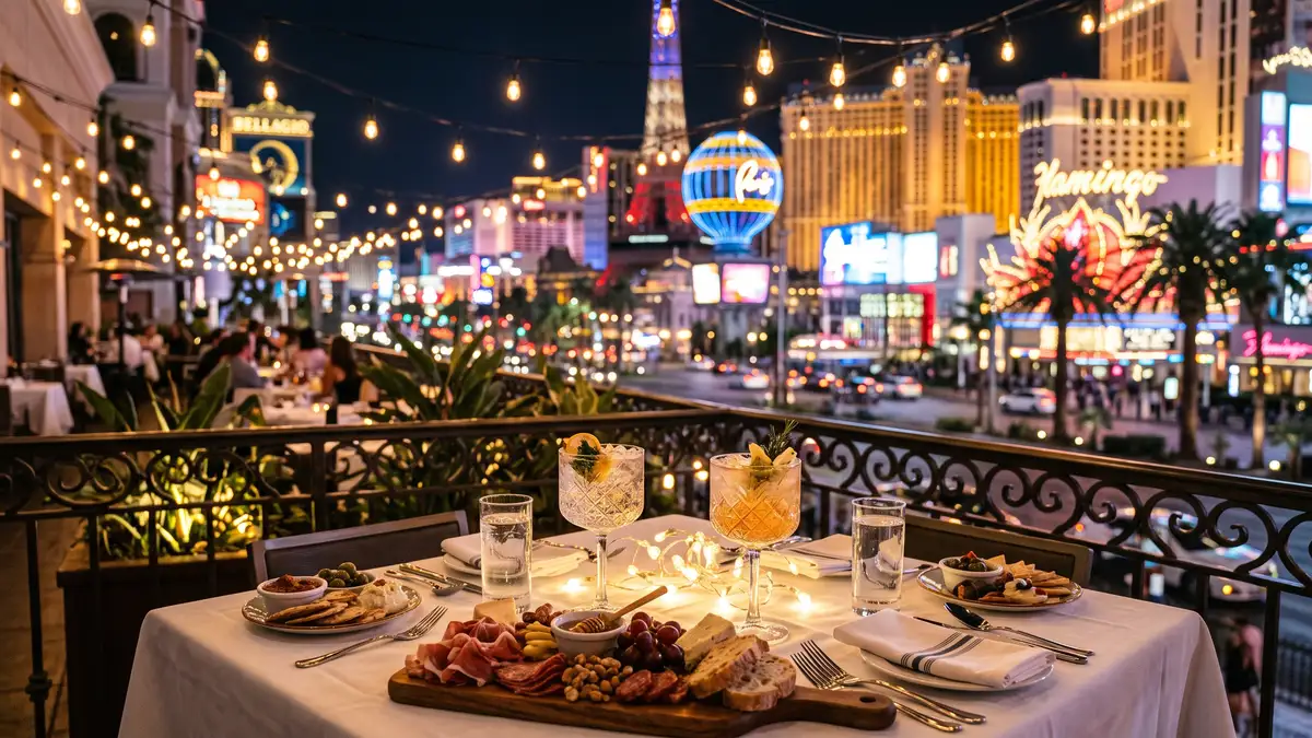 The Park entertainment district between New York-New York and Park MGM near T-Mobile Arena Las Vegas
