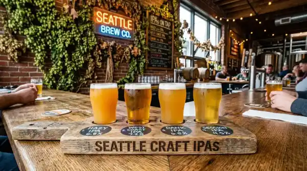 Sports bar with cold beers near T-Mobile Park Seattle