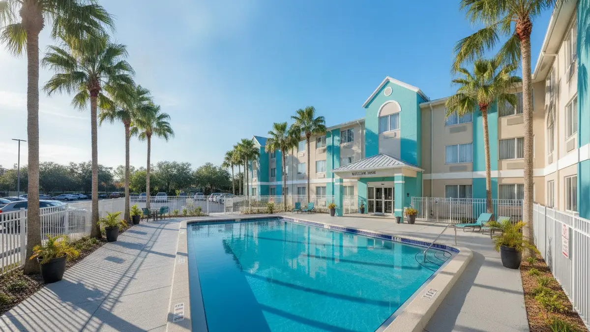 Disney's All-Star Movies Resort movie-themed value resort with Fantasia pool near Typhoon Lagoon Orlando