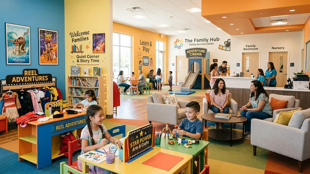 Family Services area near the entrance of Universal Studios Florida