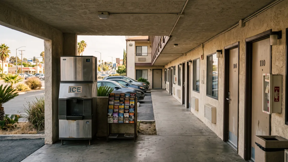 Travelodge by Wyndham Hollywood exterior with parking near Universal Studios Hollywood